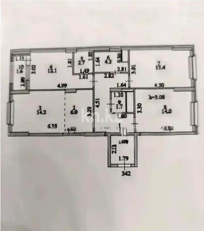 Продажа 4-комнатной квартиры, 84.4 м² в Астане