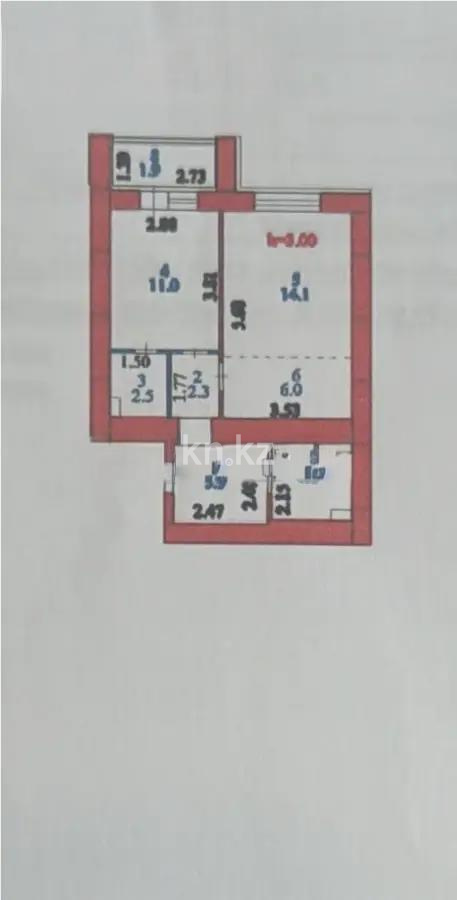 Продажа 2-комнатной квартиры, 48.3 м², ул. А-52, дом  8/1 в Астане - фото 5