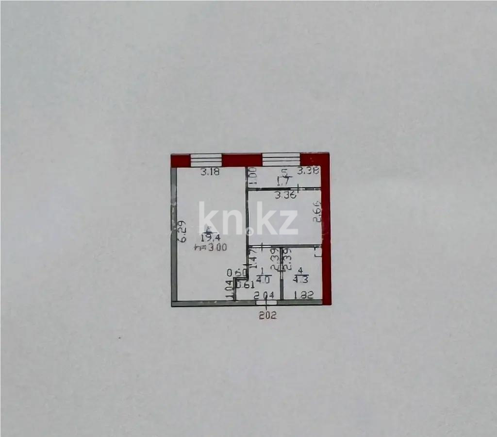 Продажа 1-комнатной квартиры, 38.3 м², ул. Жошы хана, дом  12/3 в Астане