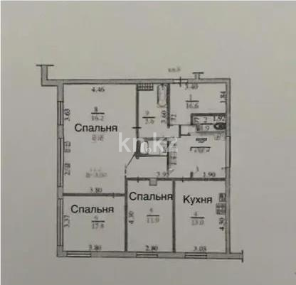 Продажа 4-комнатной квартиры, 95 м², ул. Ахмедьярова, дом  94 в Алматы - фото 5