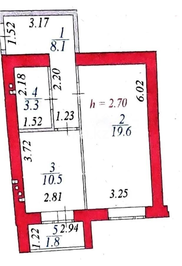 Продажа 2-комнатной квартиры, 46 м² в Астане - фото 2