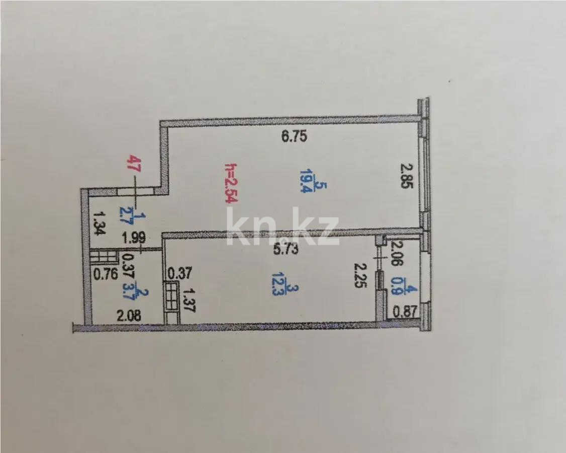 Продажа 1-комнатной квартиры, 39 м² в Алматы - фото 4