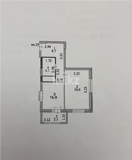 Продажа 1-комнатной квартиры, 41.1 м² в Астане - фото 5