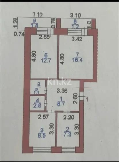 Продажа 3-комнатной квартиры, 60 м² в Караганде - фото 12