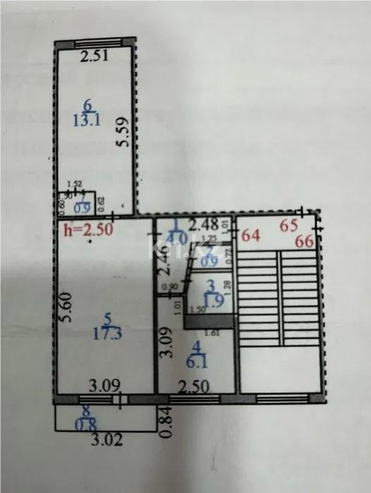 Продажа 2-комнатной квартиры, 44 м², мкр-н 17, дом  39 в Караганде - фото 7