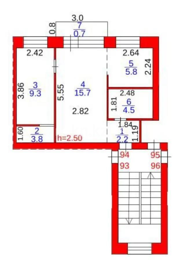 Продажа 2-комнатной квартиры, 42 м², ул. Гоголя в Караганде - фото 8
