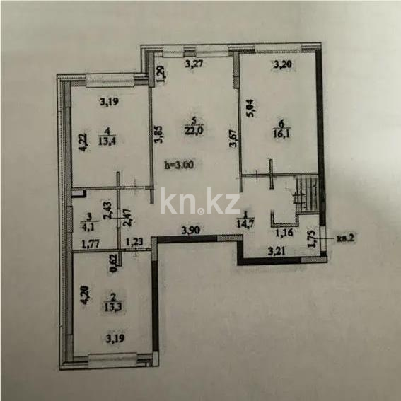 Продажа 3-комнатной квартиры, 86.7 м² в Астане - фото 5