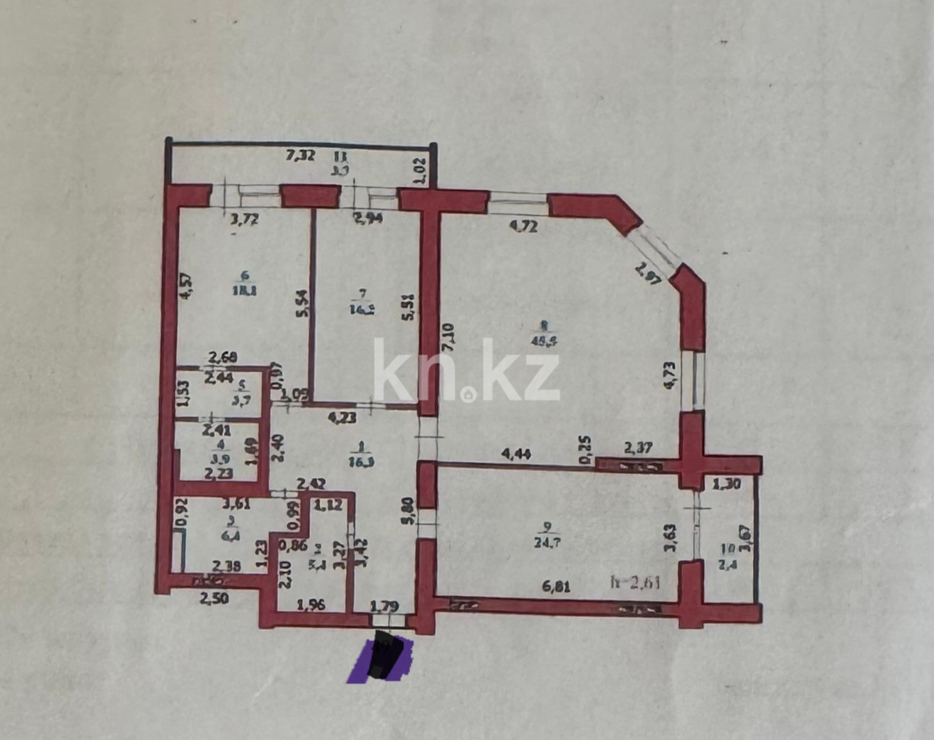 Продажа 3-комнатной квартиры, 140 м², ул. Скоробогатова, дом  65 в Уральске