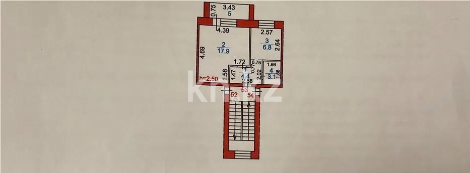 Продажа 1-комнатной квартиры, 33 м² в Караганде