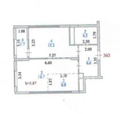 Продажа 2-комнатной квартиры, 52.2 м² в Астане - фото 5