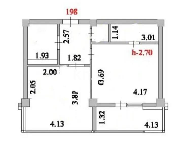 Продажа 2-комнатной квартиры, 46 м² в Астане - фото 5