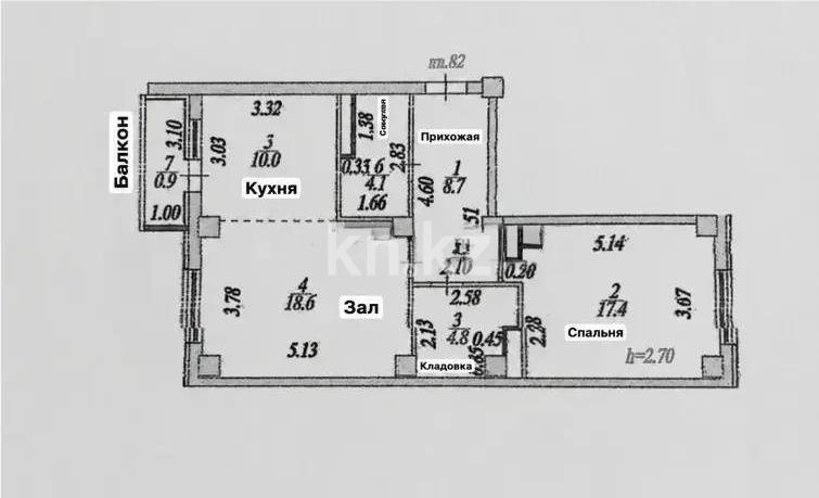 Продажа 2-комнатной квартиры, 65 м² в Астане - фото 3