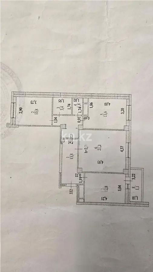 Продажа 3-комнатной квартиры, 79 м² в Астане - фото 6