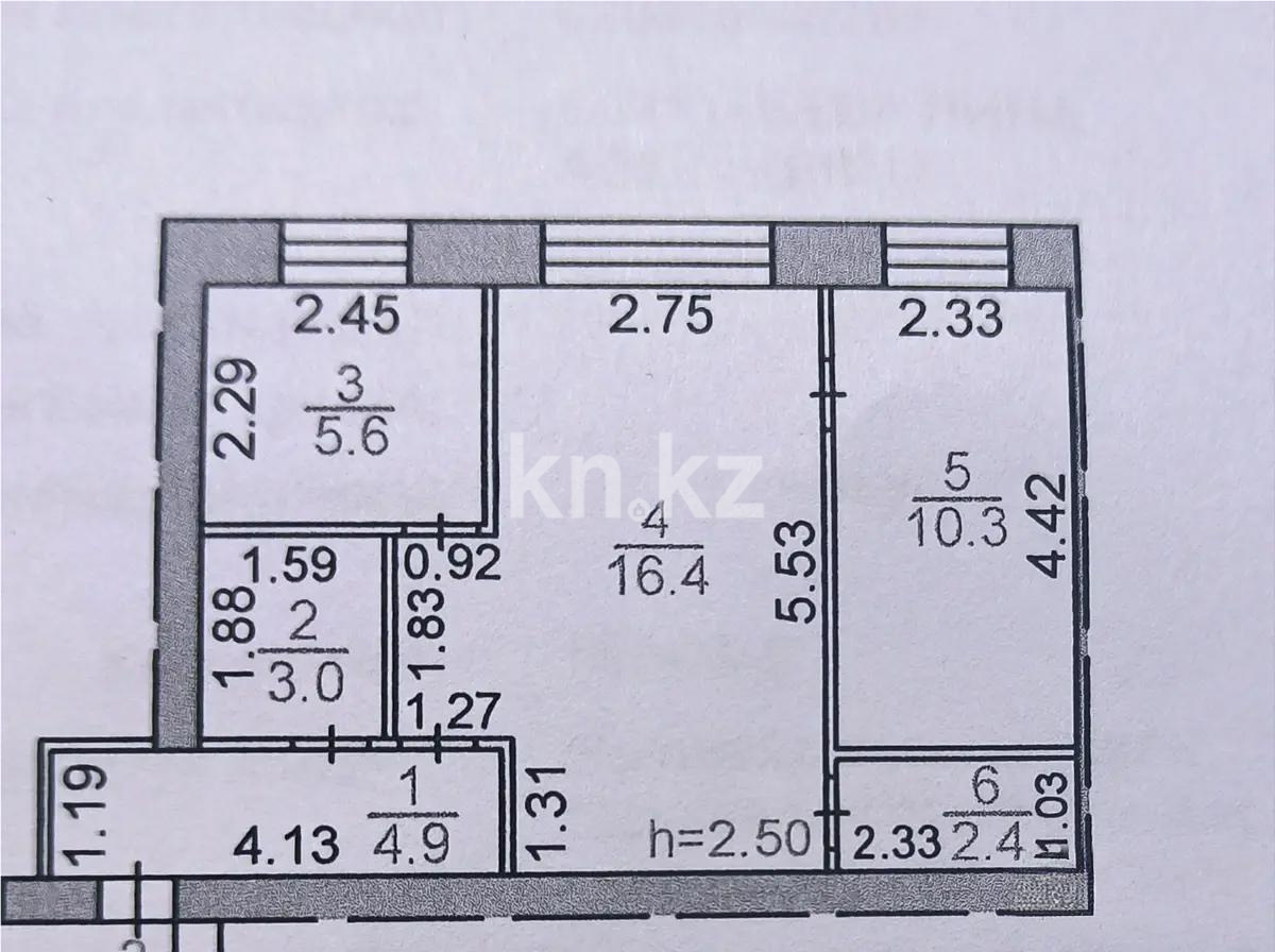 Продажа 2-комнатной квартиры, 42 м², мкр-н 21, дом  28 в Караганде