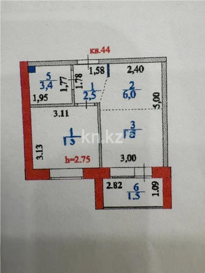 Продажа 1-комнатной квартиры, 31.4 м² в Астане - фото 5