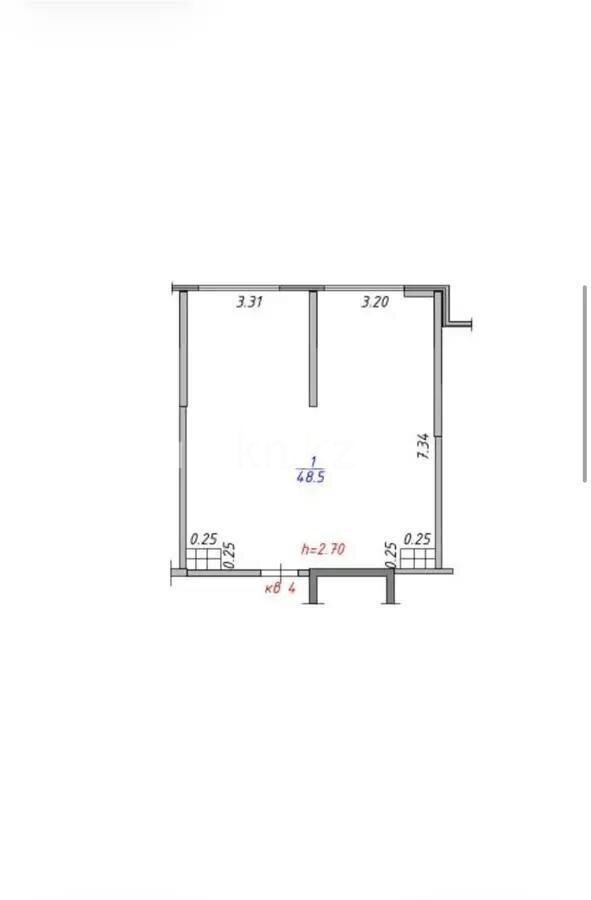 Продажа 2-комнатной квартиры, 48.5 м² в Алматы - фото 2