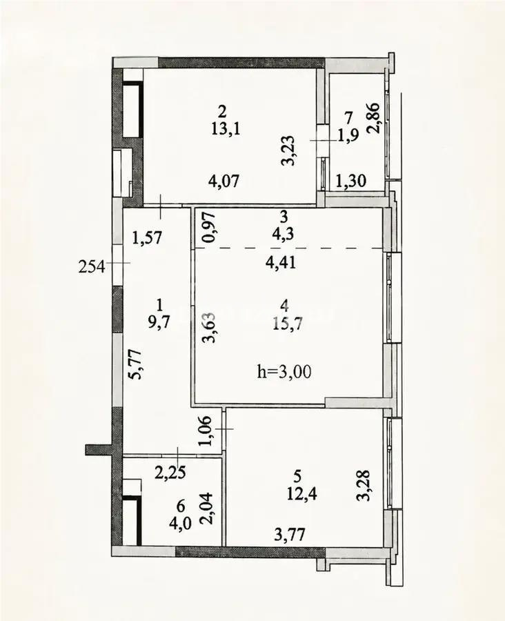 Продажа 3-комнатной квартиры, 62 м² в Астане - фото 2