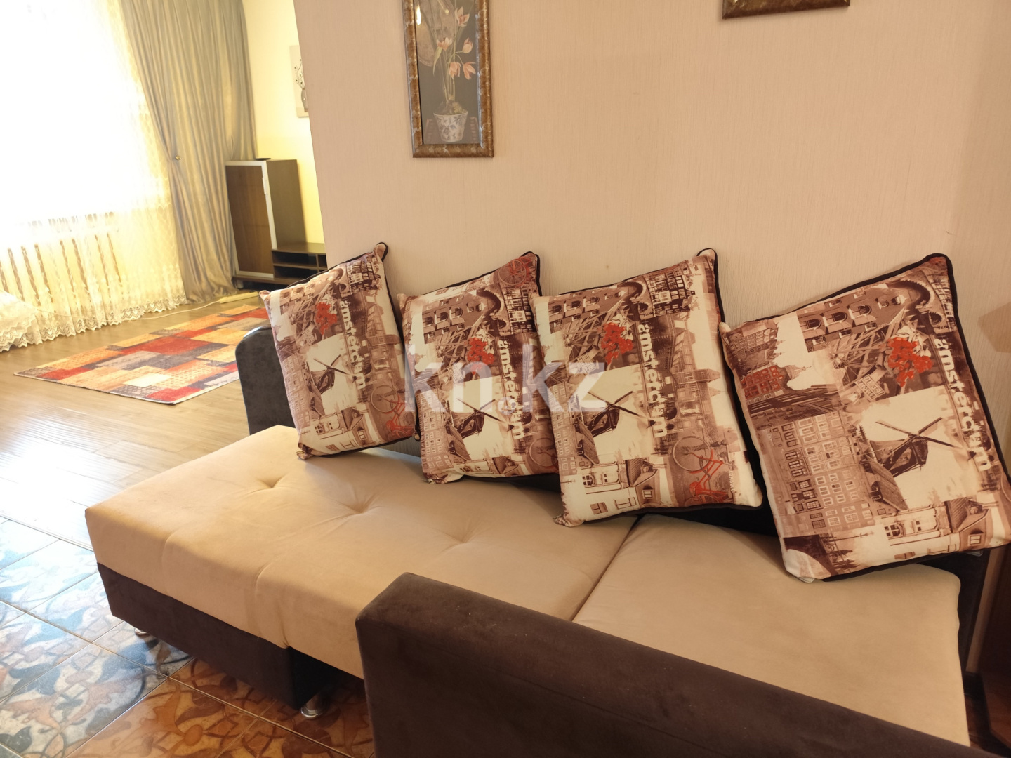 Аренда 1-комнатной квартиры посуточно, 50 м², Самал-1 мкр-н, дом  31 - ул. Жолдасбекова в Алматы - фото 6