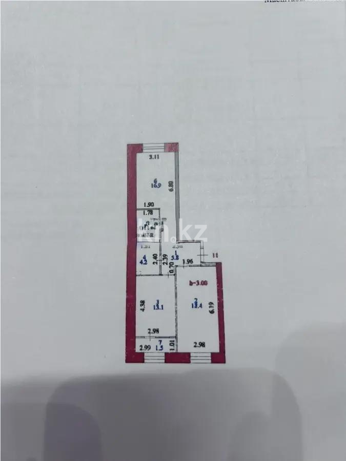Продажа 2-комнатной квартиры, 63 м², ул. Нажимеденова, дом  30/1 в Астане - фото 3