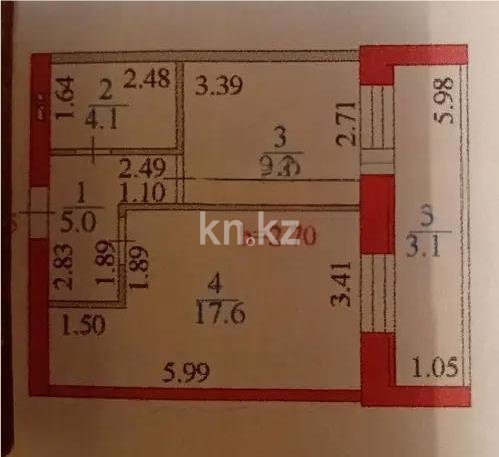 Продажа 2-комнатной квартиры, 40 м² в Астане - фото 4