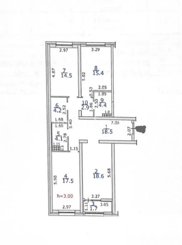 Продажа 3-комнатной квартиры, 101.8 м² в Алматы - фото 8