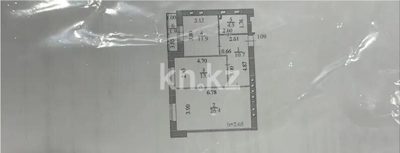 Продажа 2-комнатной квартиры, 68.8 м² в Астане - фото 3