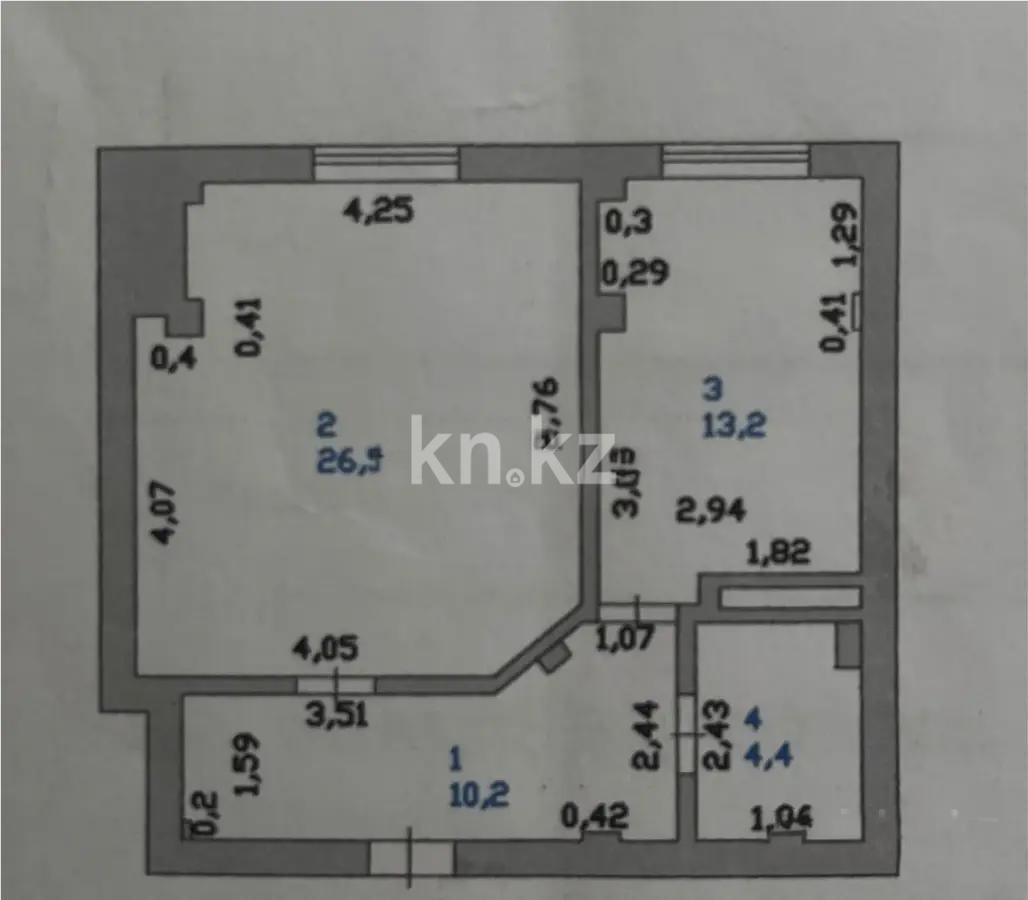 Продажа 1-комнатной квартиры, 50 м² в Астане