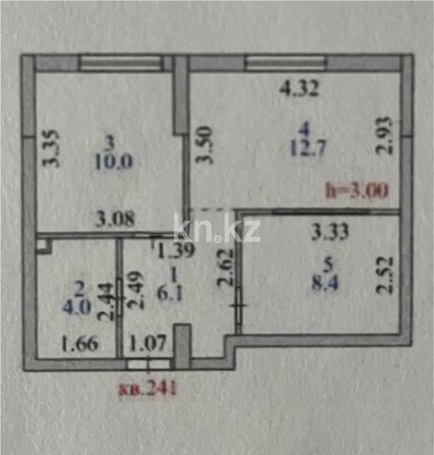 Продажа 2-комнатной квартиры, 41.3 м², ул. Молдагалиева, дом  5 в Астане - фото 5