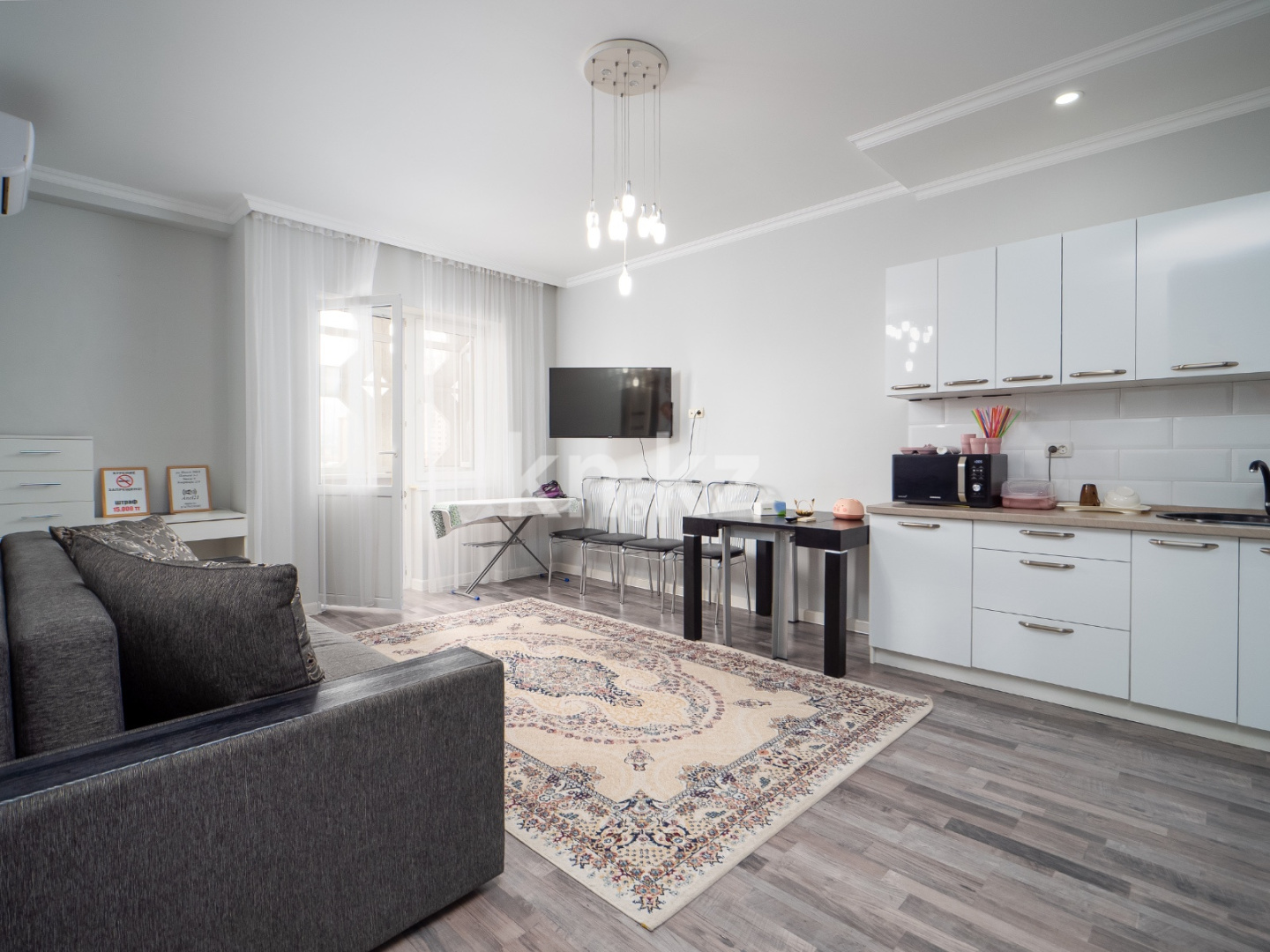 Аренда 2-комнатной квартиры посуточно, 53 м² в Алматы - фото 5