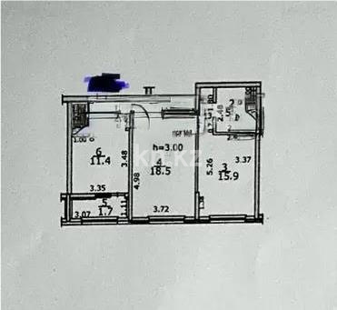 Продажа 2-комнатной квартиры, 64 м² в Алматы