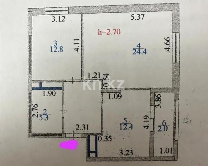 Продажа 2-комнатной квартиры, 65 м² в Астане - фото 6