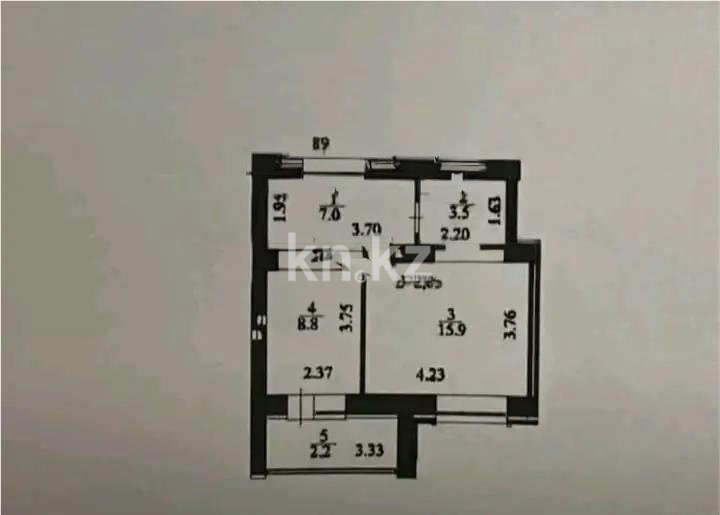 Продажа 1-комнатной квартиры, 34.6 м² в Астане