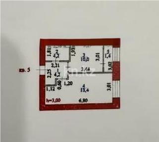Продажа 2-комнатной квартиры, 38.6 м² в Астане - фото 4