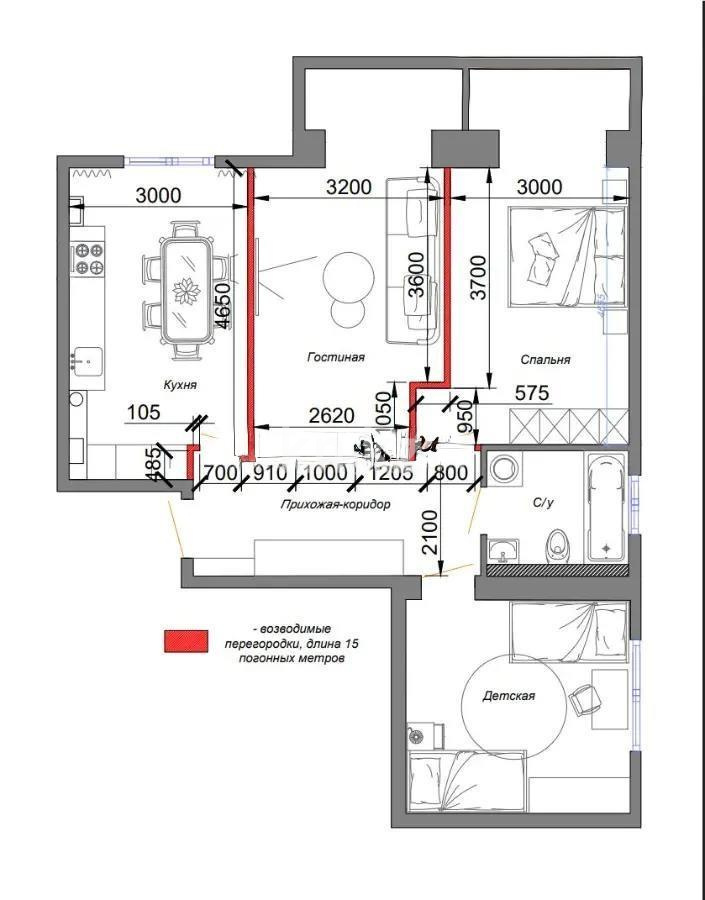 Продажа 3-комнатной квартиры, 80 м² в Караганде - фото 6
