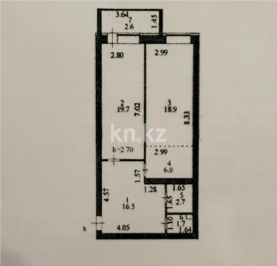 Продажа 2-комнатной квартиры, 68.1 м² в Астане - фото 7