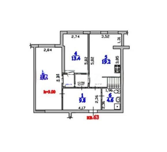 Продажа 2-комнатной квартиры, 69 м² в Алматы - фото 4