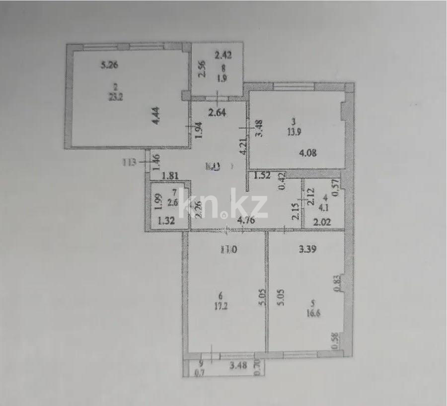 Продажа 3-комнатной квартиры, 102.6 м² в Астане - фото 7