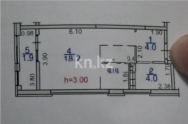 Продажа 1-комнатной квартиры, 33.71 м² в Алматы - фото 4