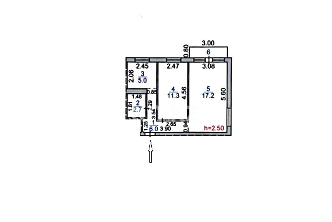 Продажа 2-комнатной квартиры, 43 м², ул. Алиханова, дом  30/2 в Караганде - фото 22