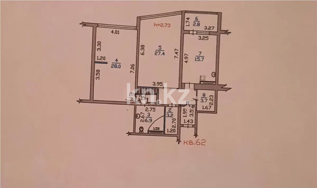 Продажа 2-комнатной квартиры, 98.5 м² в Алматы - фото 6