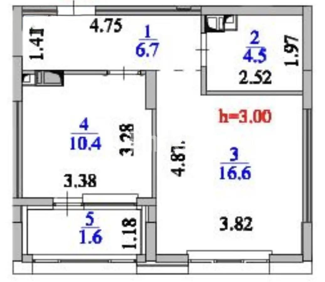 Продажа 1-комнатной квартиры, 39.8 м² в Астане - фото 3
