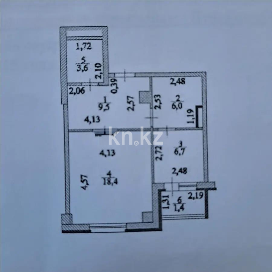 Продажа 2-комнатной квартиры, 46 м² в Астане - фото 6