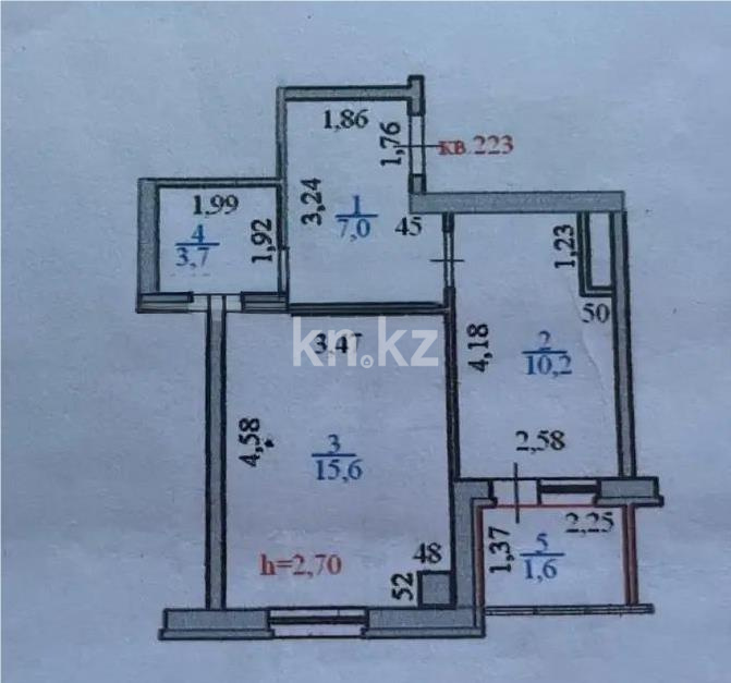 Продажа 1-комнатной квартиры, 38.1 м² в Астане - фото 5