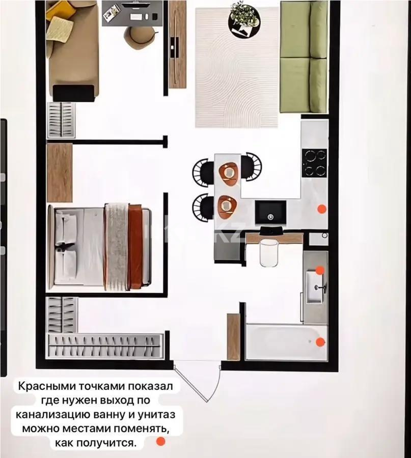 Продажа 1-комнатной квартиры, 19 м², пр. Суюнбая, дом  168 в Алматы