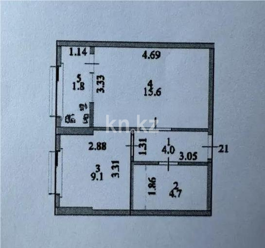 Продажа 1-комнатной квартиры, 35.5 м² в Астане - фото 3