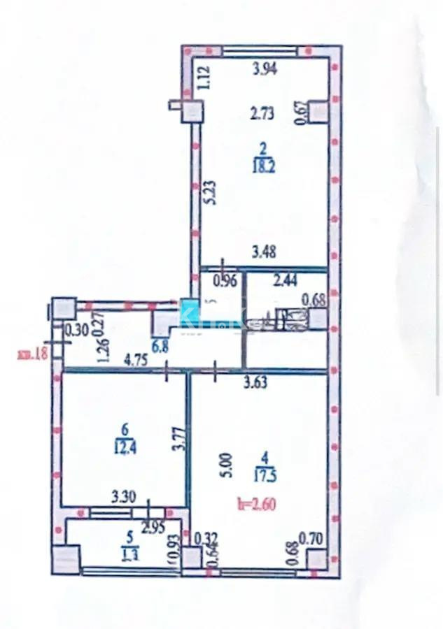 Продажа 2-комнатной квартиры, 61.7 м², ул. Алтын орда, дом  6/23 в Алматы