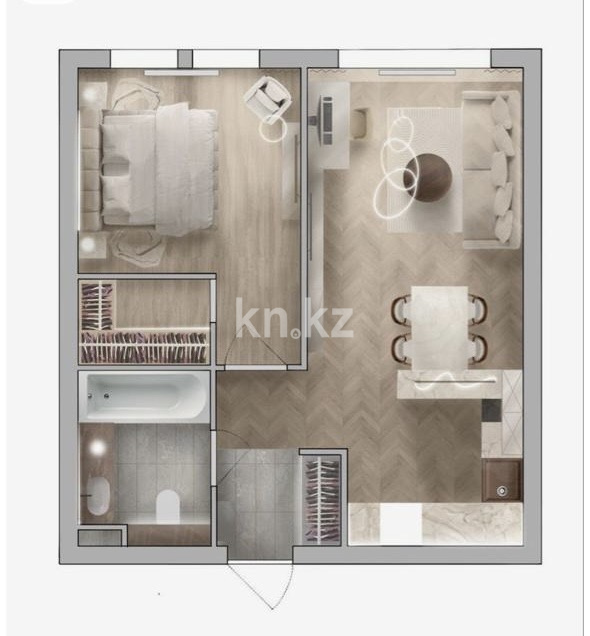 Продажа 2-комнатной квартиры, 40 м² в Астане - фото 18
