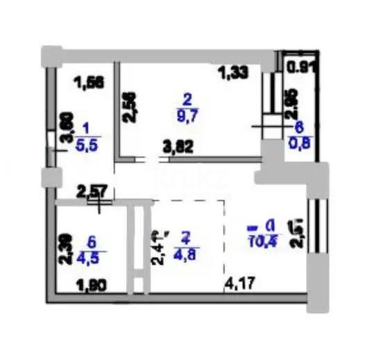 Продажа 1-комнатной квартиры, 36 м² в Астане