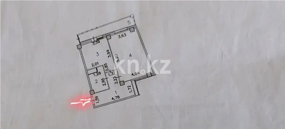 Продажа 1-комнатной квартиры, 52 м² в Астане - фото 2