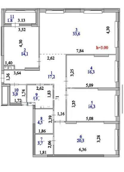 Продажа 4-комнатной квартиры, 135.8 м², пр. Туран, дом  43б в Астане